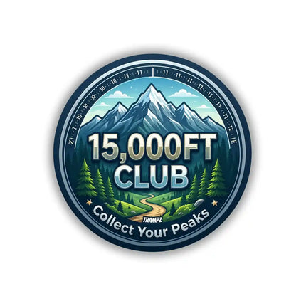 15,000 Ft Club Achievement Pin Badge – Himalayan Adventure Souvenir