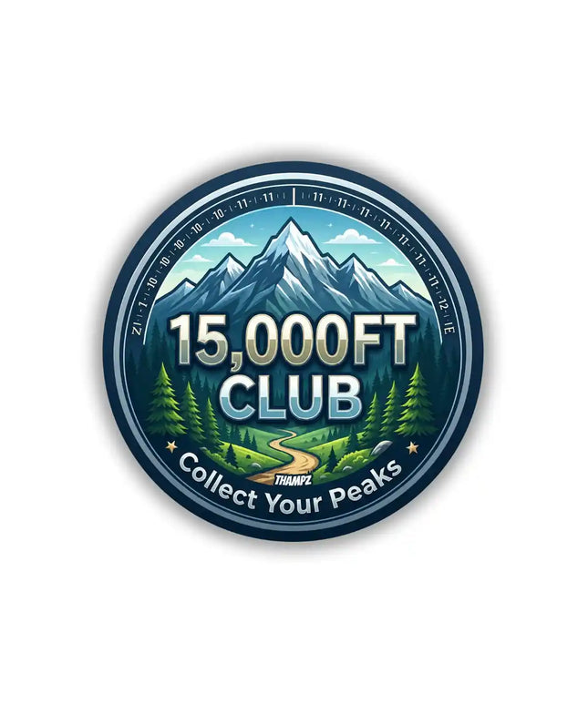 15,000 Ft Club Achievement Pin Badge – Himalayan Adventure Souvenir