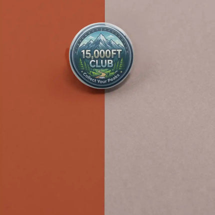 15,000 Ft Club Achievement Pin Badge – Himalayan Adventure Souvenir