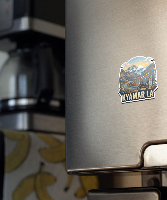 Kyamar La Ladakh 3D Embossed Flexible Fridge Magnet – Himalayan Travel Souvenir