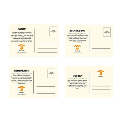 Adventure Travel Postcard Combo