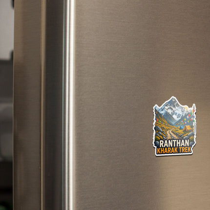 Ranthan Kharak Trek Uttarakhand 3D Embossed Flexible Fridge Magnet – Himalayan Travel Souvenir