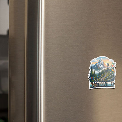 Nag Tibba Trek Uttarakhand 3D Embossed Flexible Fridge Magnet – Himalayan Travel Souvenir