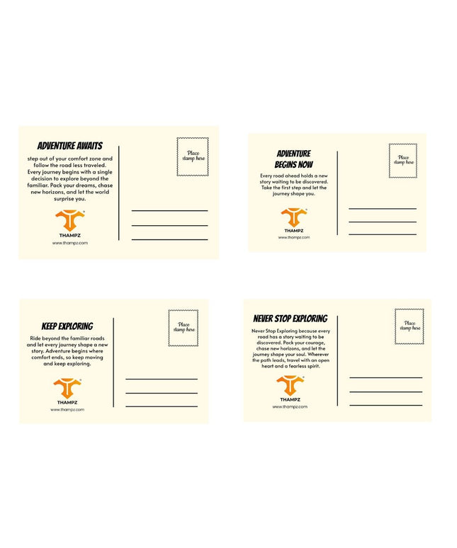 Adventure Motivation Postcard Combo