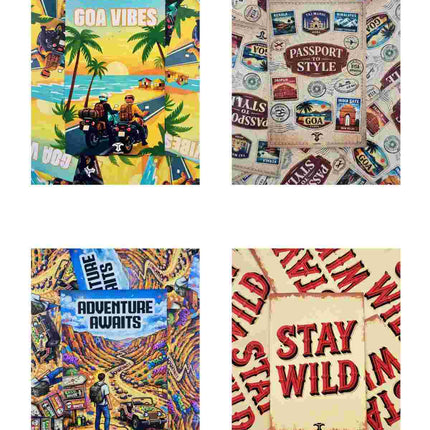 Adventure Travel Postcard Combo