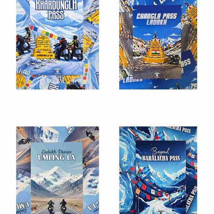 Ladakh High Passes Postcard Combo