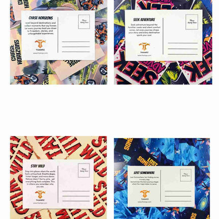 Wanderlust Adventure Postcard Combo