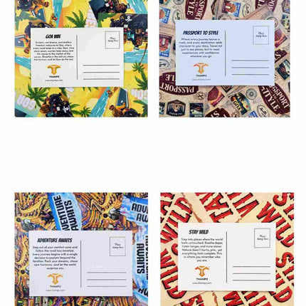 Adventure Travel Postcard Combo