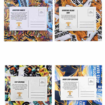 Adventure Motivation Postcard Combo