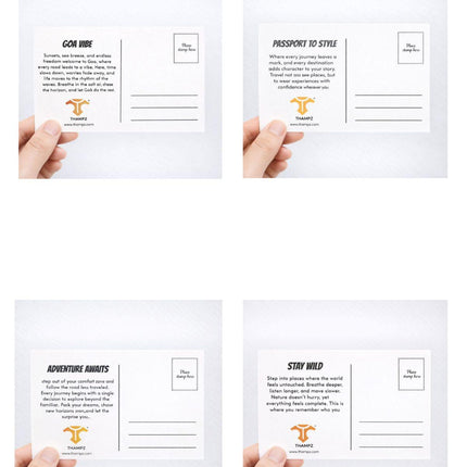 Adventure Travel Postcard Combo
