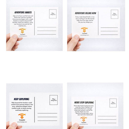 Adventure Motivation Postcard Combo