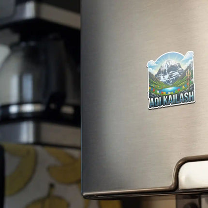 Adi Kailash Fridge Magnet – Himalayan Spiritual Travel Souvenir & Collectible