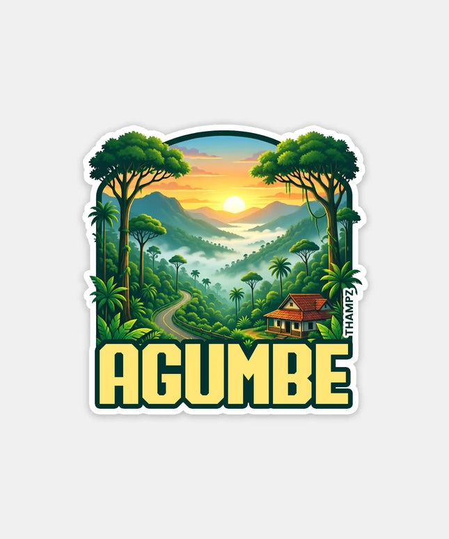 Agumbe Fridge Magnet – Rainforest Travel Souvenir & Collectible