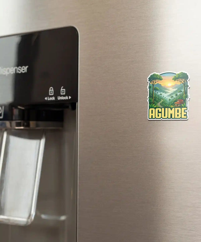 Agumbe Fridge Magnet – Rainforest Travel Souvenir & Collectible