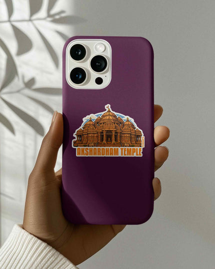 Akshardham Temple Delhi Travel Sticker
