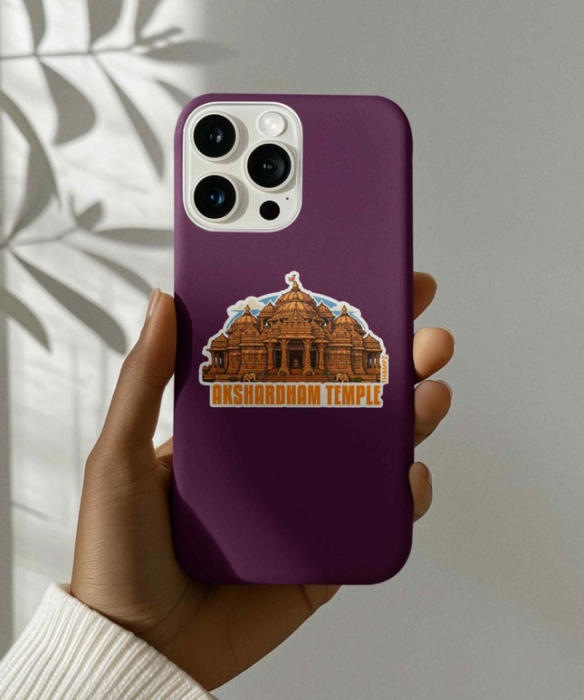 Akshardham Temple Delhi Travel Sticker
