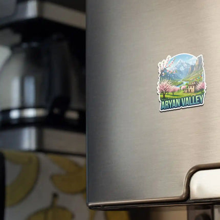 Aryan Valley Fridge Magnet – Ladakh Travel Souvenir & Collectible