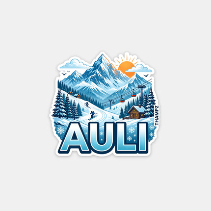 Auli Fridge Magnet – Himalayan Travel Souvenir & Collectible