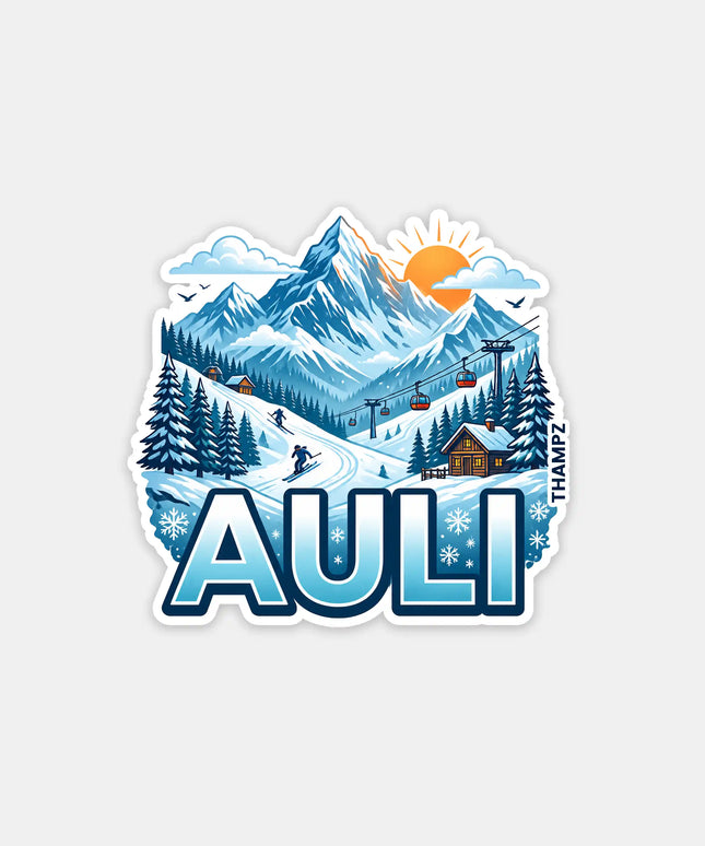 Auli Fridge Magnet – Himalayan Travel Souvenir & Collectible