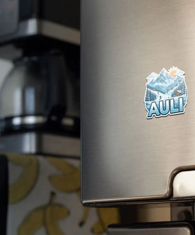 Auli Fridge Magnet – Himalayan Travel Souvenir & Collectible