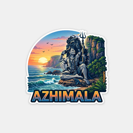 Azhimala Fridge Magnet – Coastal Travel Souvenir & Collectible