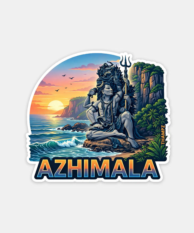 Azhimala Fridge Magnet – Coastal Travel Souvenir & Collectible