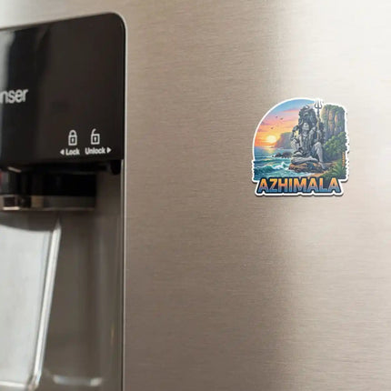 Azhimala Fridge Magnet – Coastal Travel Souvenir & Collectible
