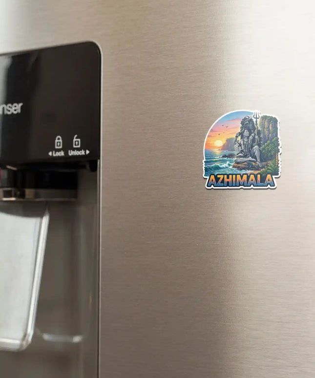 Azhimala Fridge Magnet – Coastal Travel Souvenir & Collectible