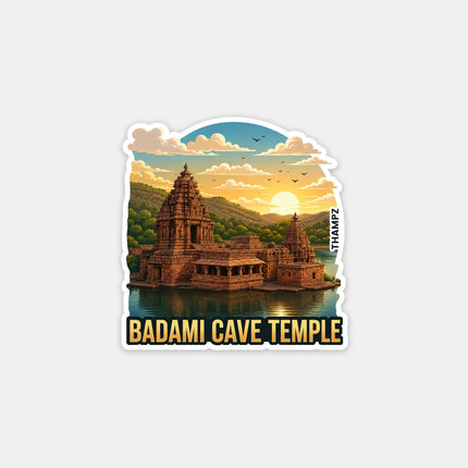 Badami Cave Temples Fridge Magnet – Heritage Travel Souvenir & Collectible