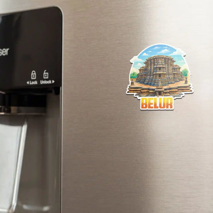 Belur Fridge Magnet – Heritage Travel Souvenir & Collectible