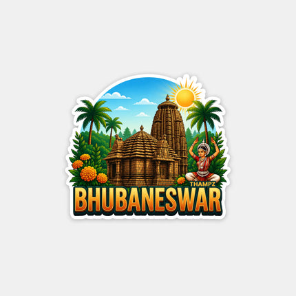 Bhubaneswar Fridge Magnet – Heritage Travel Souvenir & Collectible