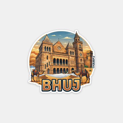 Bhuj Fridge Magnet – Heritage Travel Souvenir & Collectible
