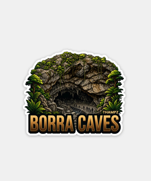 Borra Caves Fridge Magnet – Nature Travel Souvenir & Collectible