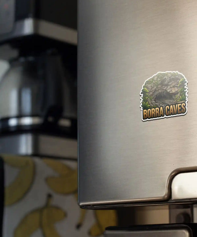 Borra Caves Fridge Magnet – Nature Travel Souvenir & Collectible