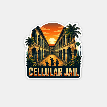 Cellular Jail Fridge Magnet – Heritage Travel Souvenir & Collectible