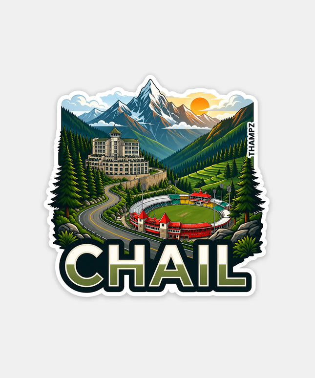 Chail Fridge Magnet – Hill Station Travel Souvenir & Collectible