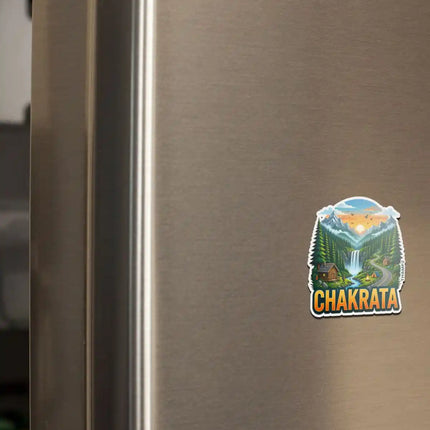 Chakrata Fridge Magnet – Himalayan Travel Souvenir & Collectible