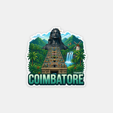 Coimbatore Fridge Magnet – City Travel Souvenir & Collectible