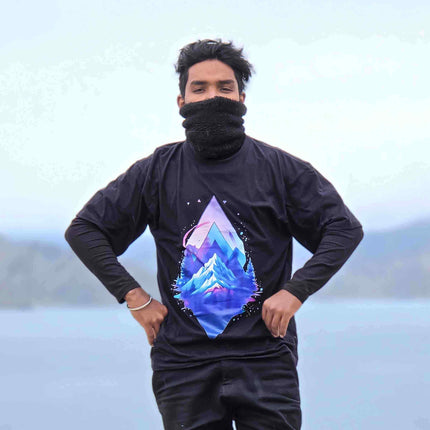 Cosmic Mountain-Adventure Oversized T-Shirt