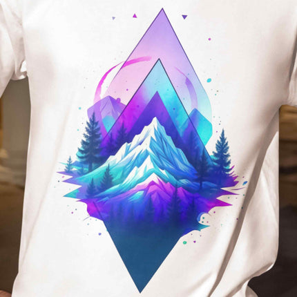 Cosmic Mountain-Adventure Oversized T-Shirt