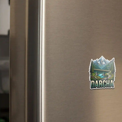 Darcha Fridge Magnet – Himalayan Travel Souvenir & Collectible
