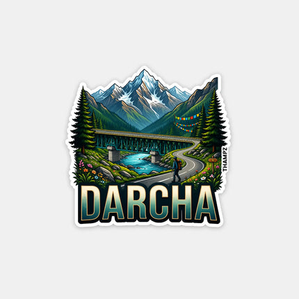 Darcha Fridge Magnet – Himalayan Travel Souvenir & Collectible