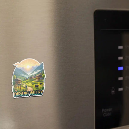 Dirang Valley Fridge Magnet – Himalayan Travel Souvenir & Collectible