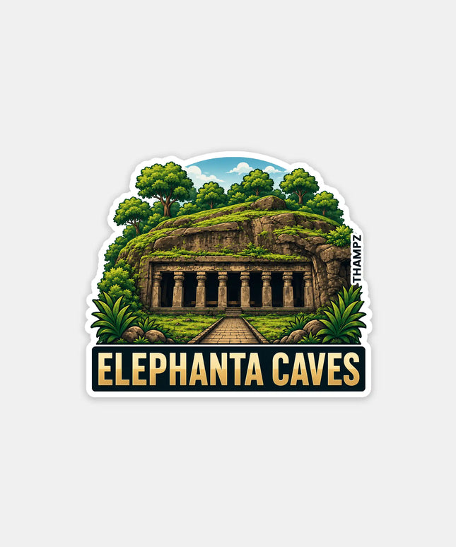 Elephanta Caves Fridge Magnet – Heritage Travel Souvenir & Collectible