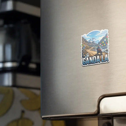 Ganda La Fridge Magnet – Ladakh Travel Souvenir & Collectible