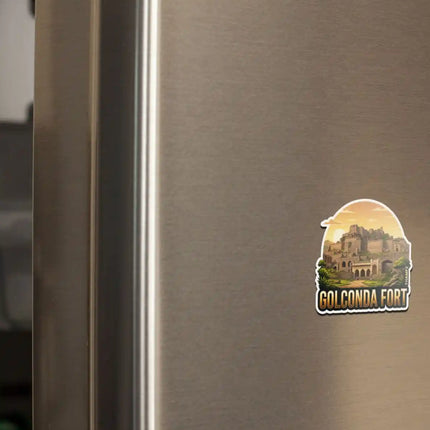 Golconda Fort Fridge Magnet – Heritage Travel Souvenir & Collectible
