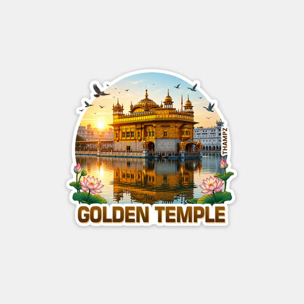 Golden Temple Fridge Magnet – Spiritual Travel Souvenir & Collectible