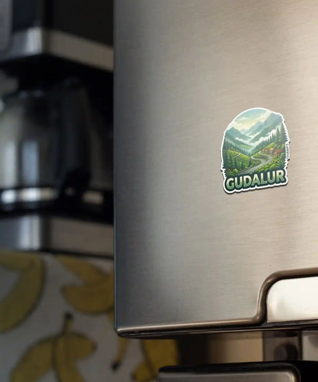 Gudalur Fridge Magnet – Hill Station Travel Souvenir & Collectible