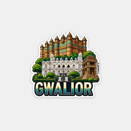Gwalior Fridge Magnet – Heritage Travel Souvenir & Collectible