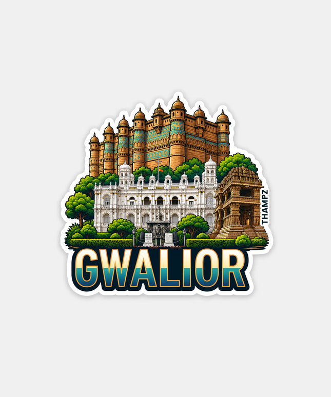 Gwalior Fridge Magnet – Heritage Travel Souvenir & Collectible